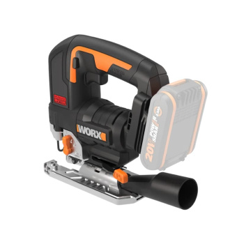 WORX 20V Лобзик бесщеточный аккумуляторный WX542, комплект с АКБ 2,5 Ah и ЗУ, кейс WORX