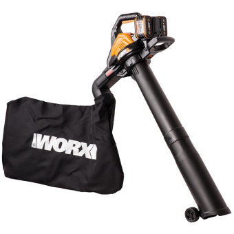 WORX 40V Воздуходувка-пылесос аккумуляторная бесщеточная WG583E.9 без АКБ и ЗУ WORX