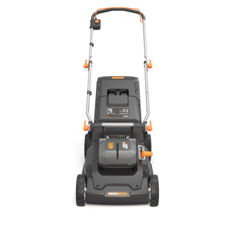 WORX 40V Газонокосилка аккумуляторная WG745E, 41 см, комплект с 2-мя АКБ 4 Ah и ЗУ WORX