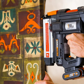 WORX 20V Гвоздезабивной пистолет аккумуляторный WX842.9, без АКБ и ЗУ WORX