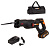 WORX 20V Сабельная пила аккумуляторная WX516 с АКБ 4 Ah и ЗУ WORX
