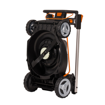 WORX 40V Газонокосилка аккумуляторная WG760E, 51 см, комплект с 2-мя АКБ 5 Ah и ЗУ WORX