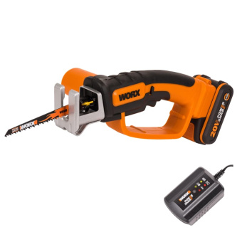 WORX 20V Пила аккумуляторная WG894E.5, 16 мм, комплект с АКБ 2 Ah и 0,4А ЗУ WORX