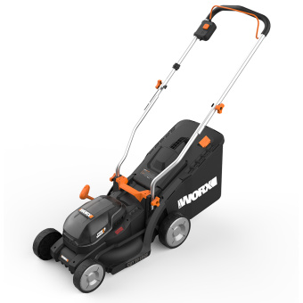 WORX 20V Газонокосилка аккумуляторная WG733E, 33 см, комплект с АКБ 4 Ah и ЗУ WORX