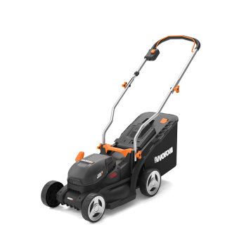 WORX 20V Газонокосилка аккумуляторная WG733E, 33 см, комплект с АКБ 4 Ah и ЗУ WORX