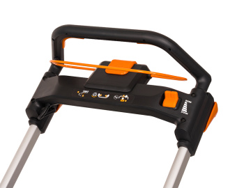 WORX 40V Газонокосилка аккумуляторная WG760E, 51 см, комплект с 2-мя АКБ 5 Ah и ЗУ WORX