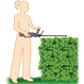 WORX 550W электрический проводной кусторез WG212E.1, 51 см WORX