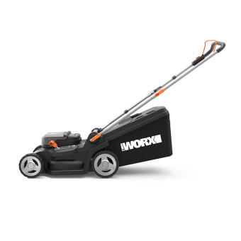 WORX 40V Газонокосилка аккумуляторная WG745E, 41 см, комплект с 2-мя АКБ 4 Ah и ЗУ WORX