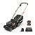 WORX 40V Газонокосилка аккумуляторная WG737E, 37 см, комплект с 2-мя АКБ 4 Ah и ЗУ WORX